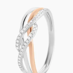 Histoire d'Or Bague Zinna Or Bicolore Diamant* Bagues|Bagues Avec Pierre