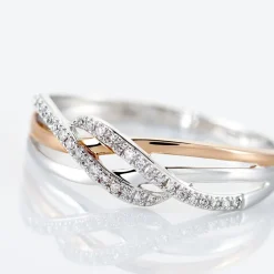 Histoire d'Or Bague Zinna Or Bicolore Diamant* Bagues|Bagues Avec Pierre