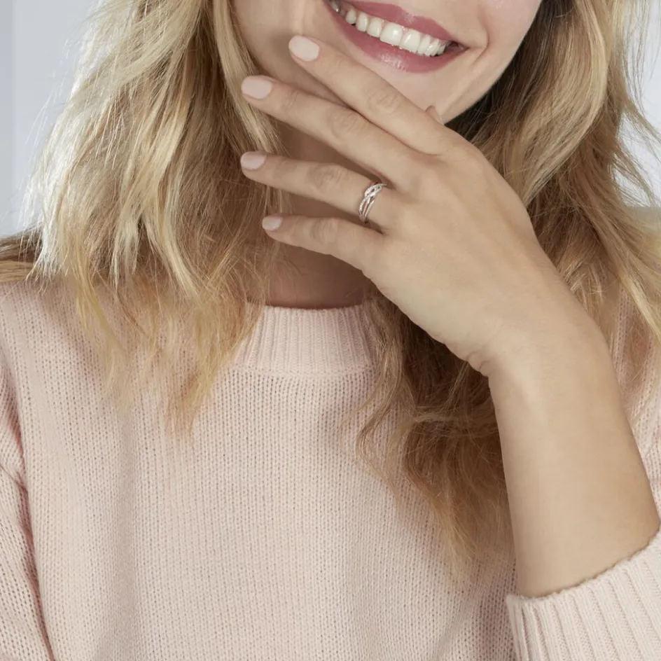 Histoire d'Or Bague Zinna Or Bicolore Diamant* Bagues|Bagues Avec Pierre