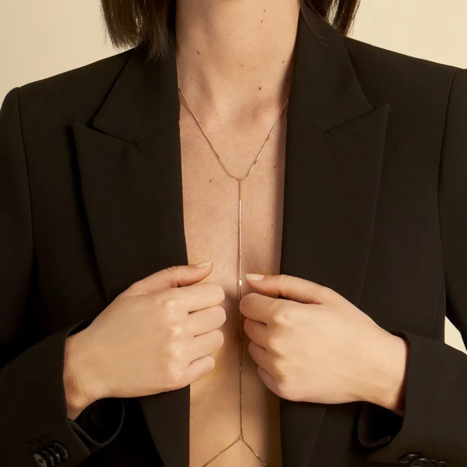 Discount Histoire d'Or Bijou De Corps Sofiya Acier Jaune