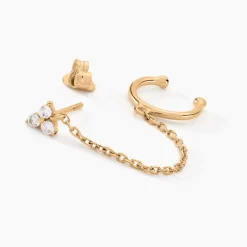 Histoire d'Or Bijou D'oreille Plaqué Or Marcion Oxydes De Zirconium* Boucles D'Oreilles|Boucles D'Oreilles Fantaisie