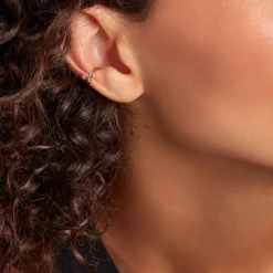 Histoire d'Or Bijou D'oreille Unitaire Eclat D'etoile Or Jaune Oxyde De Zirconium* Boucles D'Oreilles|Piercings D'Oreilles