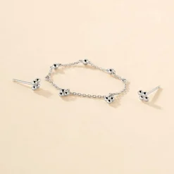 Histoire d'Or Bijou D'oreille Unitaire Kupla Argent Blanc