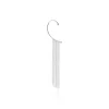 New Histoire d'Or Bijou D'oreille Unitaire Nexus Argent Blanc Oxyde De Zirconium