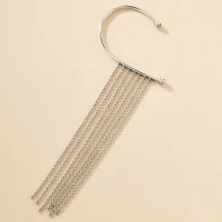 New Histoire d'Or Bijou D'oreille Unitaire Nexus Argent Blanc Oxyde De Zirconium