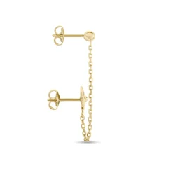 Discount Histoire d'Or Bijou D'oreille Unitaire Plaqué Or Ignatus