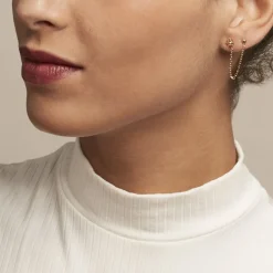 Discount Histoire d'Or Bijou D'oreille Unitaire Plaqué Or Ignatus