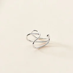 Histoire d'Or Bijou D'oreille Unitaire Sini Argent Blanc* Boucles D'Oreilles|Piercings D'Oreilles