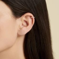 Best Histoire d'Or Bijou D'oreille Unitaire Silohe Plaqué Or Jaune Oxyde De Zirconium