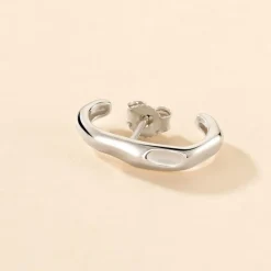 Histoire d'Or Bijou D'oreille Unitaire Volupte Argent Blanc* Boucles D'Oreilles|Piercings D'Oreilles