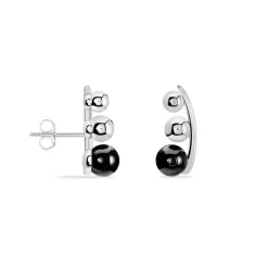 Clearance Histoire d'Or Bijoux D'oreilles Cleya Argent Blanc Céramique