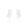 Histoire d'Or Bijoux D'oreilles Edma Or Blanc Oxyde De Zirconium* Boucles D'Oreilles|Ear Cuffs