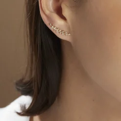 Histoire d'Or Bijoux D'oreilles Eloiza Or Jaune Oxyde De Zirconium* Boucles D'Oreilles|Ear Cuffs