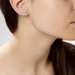 Histoire d'Or Bijoux D¿oreilles Grimpants Sarida Argent Blanc Oxyde De Zirconium* Boucles D'Oreilles|Boucles D'Oreilles Fantaisie