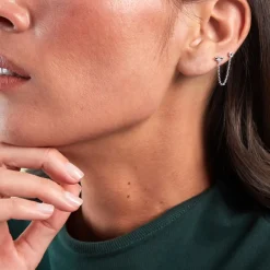 Histoire d'Or Bijoux D'oreilles Honey Argent Blanc Oxyde De Zirconium* Boucles D'Oreilles|Boucles D'Oreilles Fantaisie