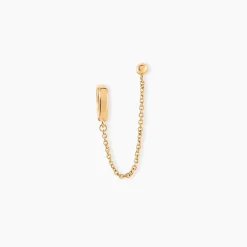 Hot Histoire d'Or Bijoux D'oreilles Lewis Plaqué Or