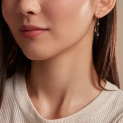 Online Histoire d'Or Bijoux D'oreilles Or Jaune Eclat D'etoile Oxyde De Zirconium