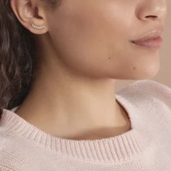 Histoire d'Or Bijoux D'oreilles Resa Or Jaune Oxyde De Zirconium* Boucles D'Oreilles|Ear Cuffs