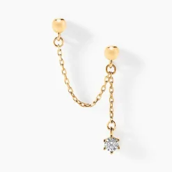 Histoire d'Or Bijoux D'oreilles Sly Or Jaune Oxyde De Zirconium* Boucles D'Oreilles|Ear Cuffs