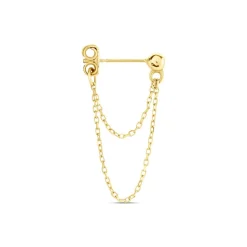 Best Histoire d'Or Boucle D'oreille Chander Or Jaune