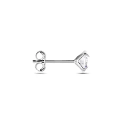Discount Histoire d'Or Boucle D'oreille Puce Unitaire Niels De Zirconium argent blanc oxyde