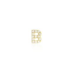 Histoire d'Or Boucle D'oreille Puce Unitaire Jodoca Or Jaune Oxyde De Zirconium* Boucles D'Oreilles|Piercings D'Oreilles