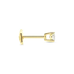 Sale Histoire d'Or Boucle D'oreille Puce Unitaire Victoria or jaune diamant