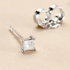 Histoire d'Or Boucle D'oreille Puces Myralie Or Blanc Diamant* Boucles D'Oreilles|Clous D'Oreilles