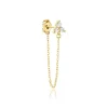Histoire d'Or Boucle D'oreille Unitaire Edweena Or Jaune Oxyde De Zirconium* Boucles D'Oreilles|Piercings D'Oreilles