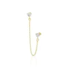 Histoire d'Or Boucle D'oreille Unitaire Pendante Viviette Or Jaune Oxyde* Boucles D'Oreilles|Piercings D'Oreilles