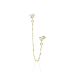 Histoire d'Or Boucle D'oreille Unitaire Pendante Viviette Or Jaune Oxyde* Boucles D'Oreilles|Piercings D'Oreilles