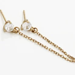 Histoire d'Or Boucle D'oreille Unitaire Pendante Viviette Or Jaune Oxyde* Boucles D'Oreilles|Piercings D'Oreilles