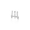 Histoire d'Or Boucle D'oreille Unitaire Minty Argent Blanc Oxyde De Zirconium* Boucles D'Oreilles|Piercings D'Oreilles
