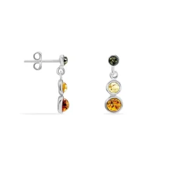 Histoire d'Or Boucles D'oreilles Argent Blanc Rosalie Ambres* Boucles D'Oreilles|Boucles D'Oreilles Fantaisie
