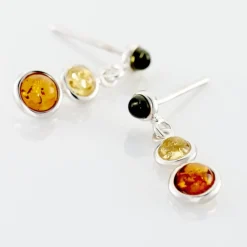 Histoire d'Or Boucles D'oreilles Argent Blanc Rosalie Ambres* Boucles D'Oreilles|Boucles D'Oreilles Fantaisie