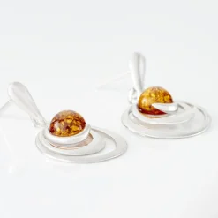 Histoire d'Or Boucles D'oreilles Argent Blanc Alanna Ambres* Boucles D'Oreilles|Boucles D'Oreilles Fantaisie