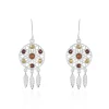 Histoire d'Or Boucles D'oreilles Argent Blanc Lorena Ambre