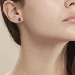 Discount Histoire d'Or Boucles D'oreilles Argent Blanc Aleina Ambres