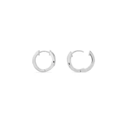 Histoire d'Or Boucles D'oreilles Celimene Rondes Argent Blanc Oxyde De Zirconium
