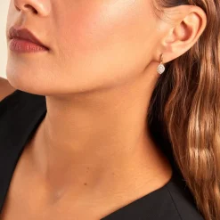 Histoire d'Or Boucles D'oreilles Collection Icone Or Jaune Diamant Synthétique* Boucles D'Oreilles|Boucles D'Oreilles Pendantes