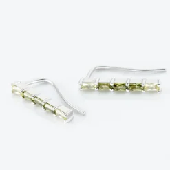 Histoire d'Or Boucles D'oreilles Grimpantes Alexander Argent Blanc Oxyde* Boucles D'Oreilles|Boucles D'Oreilles Fantaisie