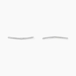 Histoire d'Or Boucles D'oreilles Grimpantes Fadoua Or Blanc Diamants* Boucles D'Oreilles|Boucles D'Oreilles Pendantes