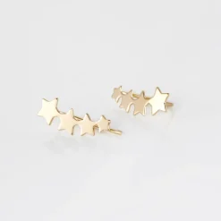 Histoire d'Or Boucles D'oreilles Grimpantes Plaqué Or Nayeli