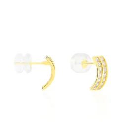 Histoire d'Or Boucles D'oreilles Jacobee Rondes Or Jaune Oxyde De Zirconium* Boucles D'Oreilles|Boucles D'Oreilles Créoles