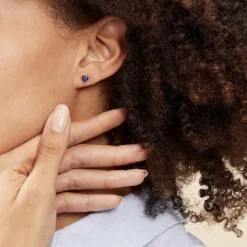 Histoire d'Or Boucles D'oreilles Kelvyn Argent Blanc Oxyde* Boucles D'Oreilles|Boucles D'Oreilles Fantaisie