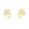 New Histoire d'Or Boucles D'oreilles Or Jaune Verdiane Oxydes