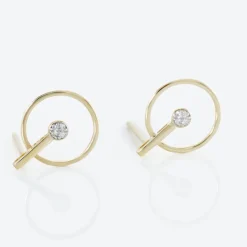 Histoire d'Or Boucles D'oreilles Or Jaune Adrienn Diamants* Boucles D'Oreilles|Clous D'Oreilles