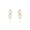 Sale Histoire d'Or Boucles D'oreilles Or Jaune Serj Oxydes De Zirconium