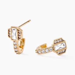 Histoire d'Or Boucles D'oreilles Pendantes Gold Chandelier Plaqué Or Oxyde Zirconium* Boucles D'Oreilles|Boucles D'Oreilles Fantaisie