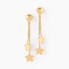 Histoire d'Or Boucles D'oreilles Pendantes Alphonsine Etoile Or Jaune* Boucles D'Oreilles|Boucles D'Oreilles Pendantes